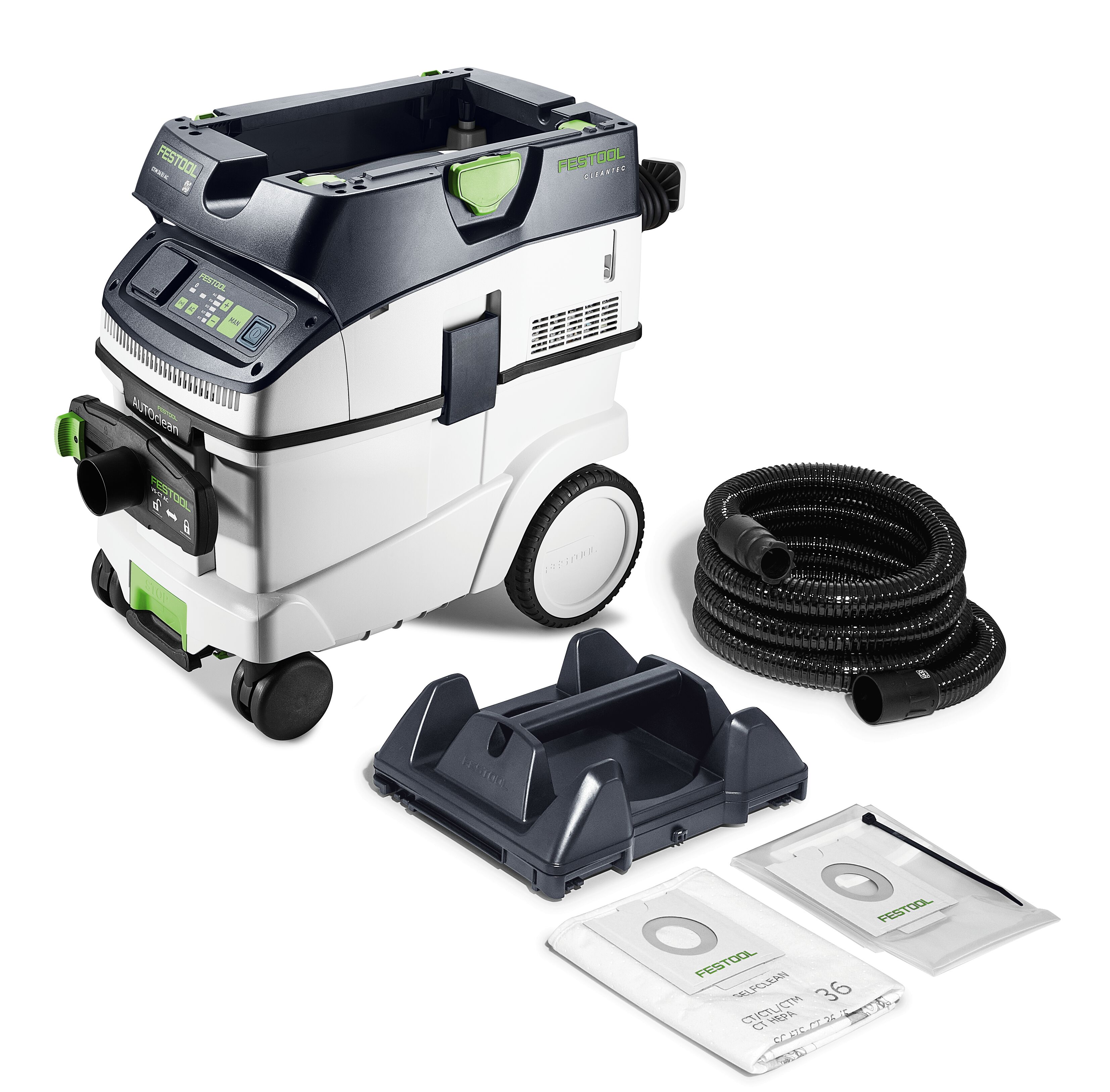 Festool selbstabreinigendes Absaugmobil CLEANTEC CTM 36 El AC-PLANEX